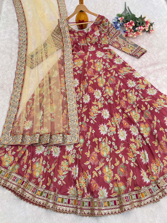 Anarkali Gown Set