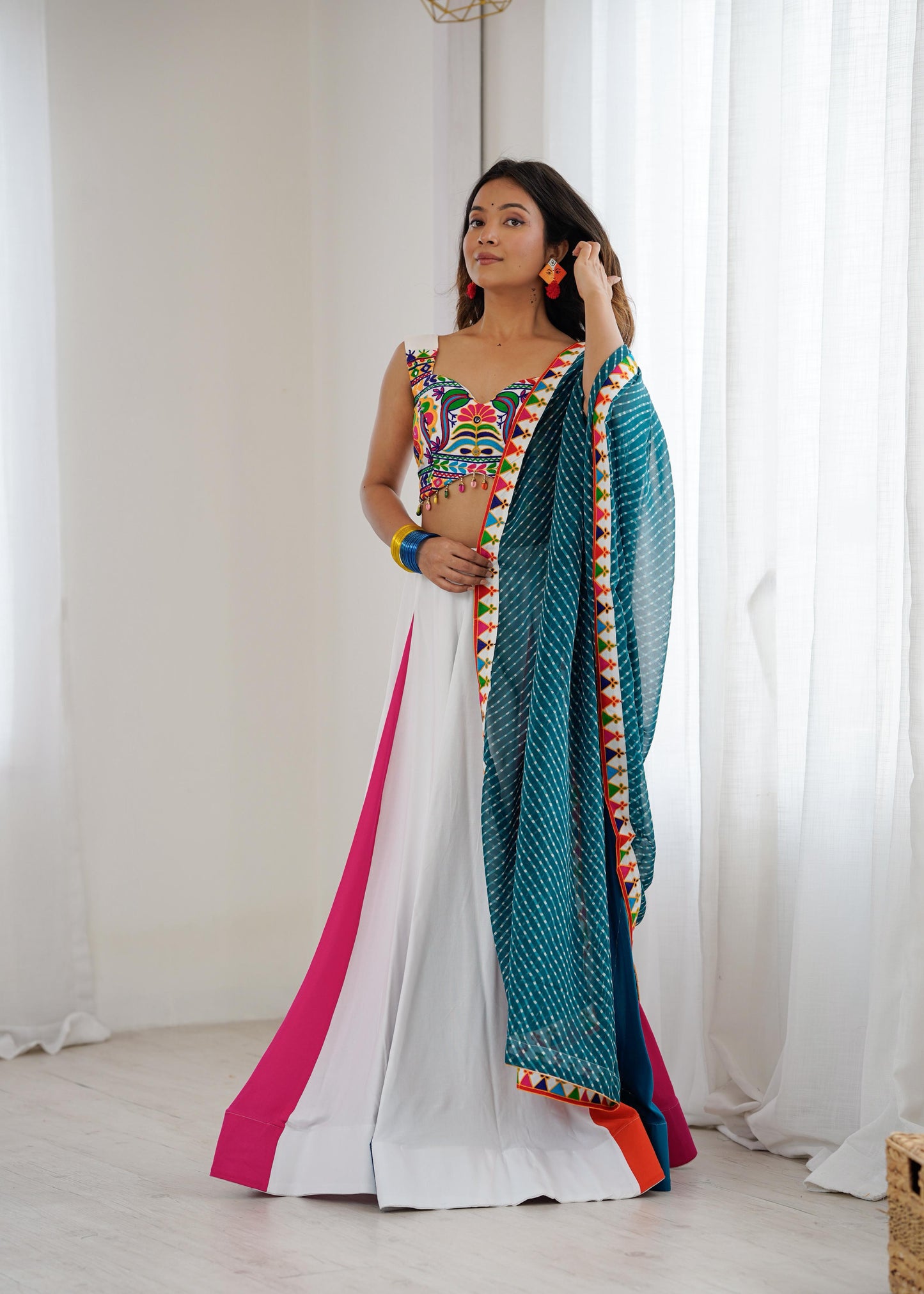 Elegant Rayon Lehenga Set