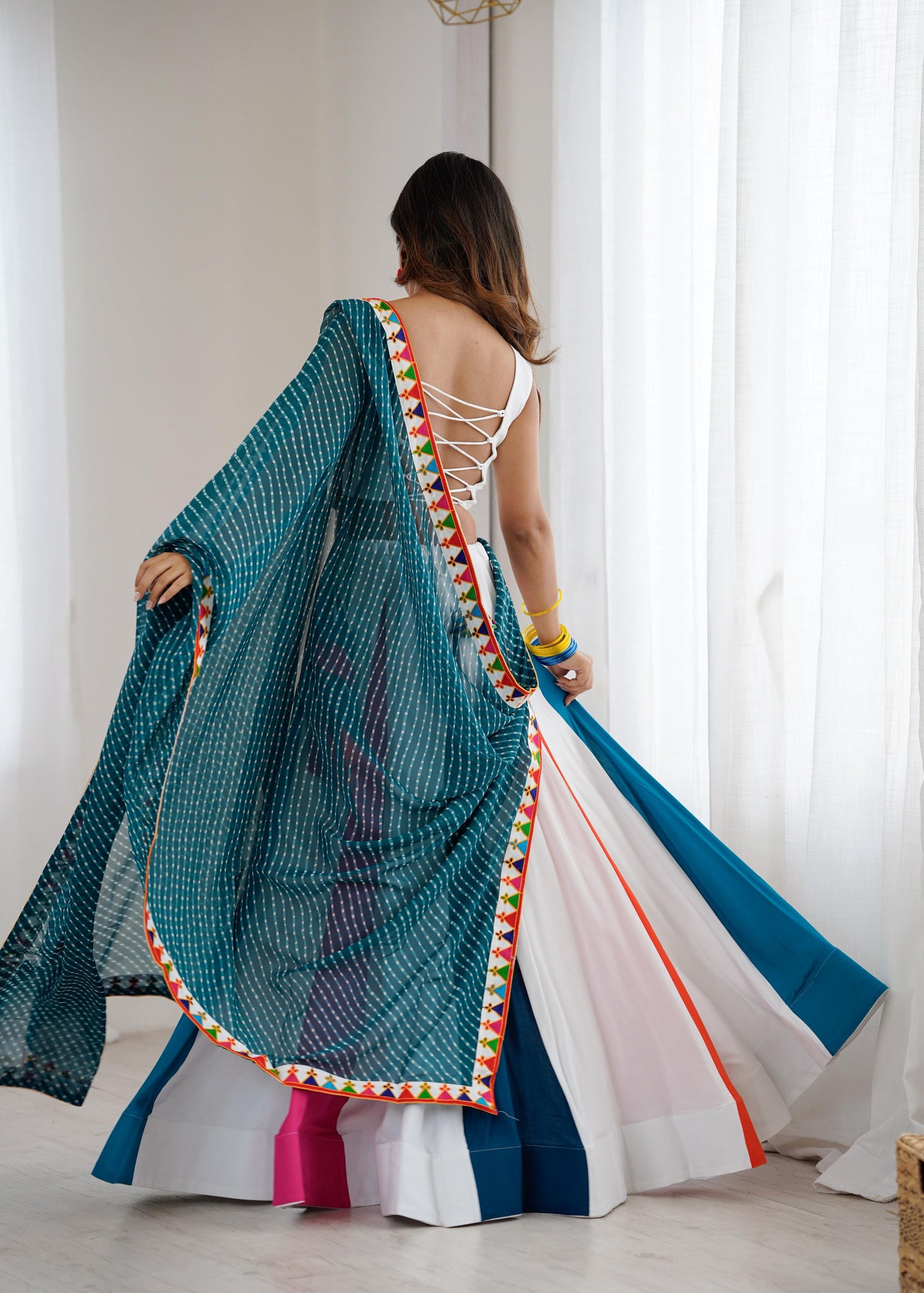 Elegant Rayon Lehenga Set