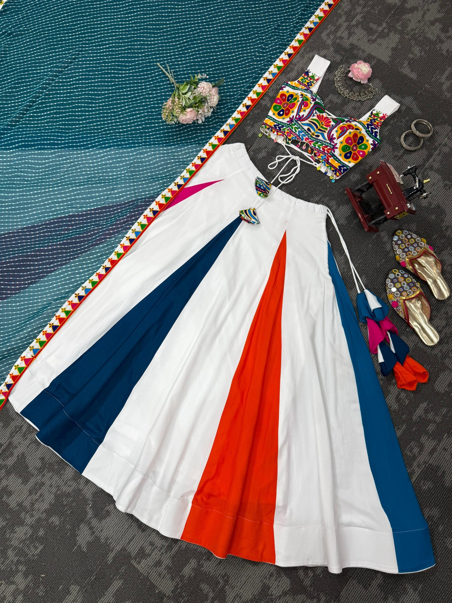 Elegant Rayon Lehenga Set