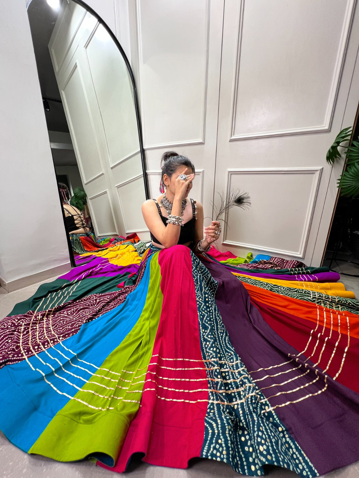 Pure Rayon Lehenga Set
