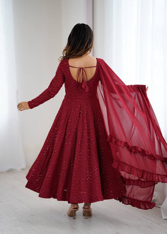 Anarkali Gown Set (NKB-55)