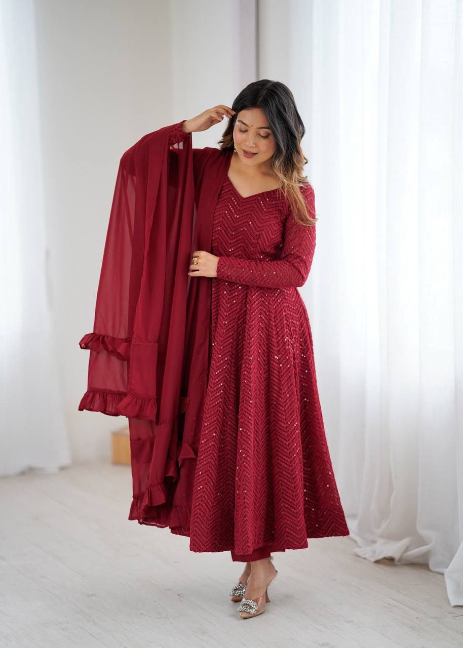 Anarkali Gown Set (NKB-55)