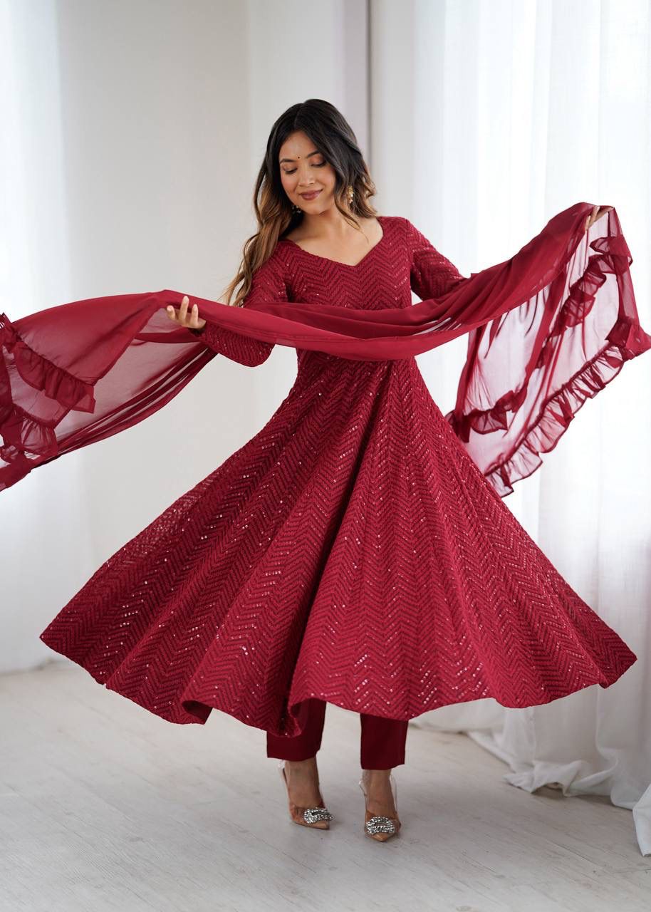 Anarkali Gown Set (NKB-55)