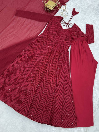 Anarkali Gown Set (NKB-55)