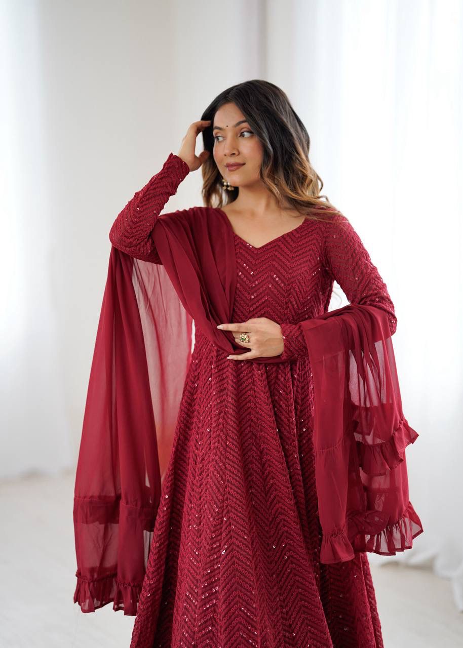 Anarkali Gown Set (NKB-55)