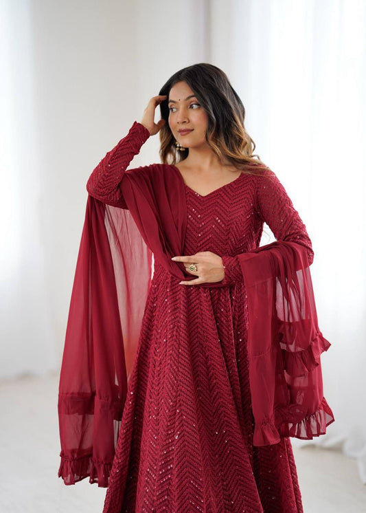 Anarkali Gown Set (NKB-55)