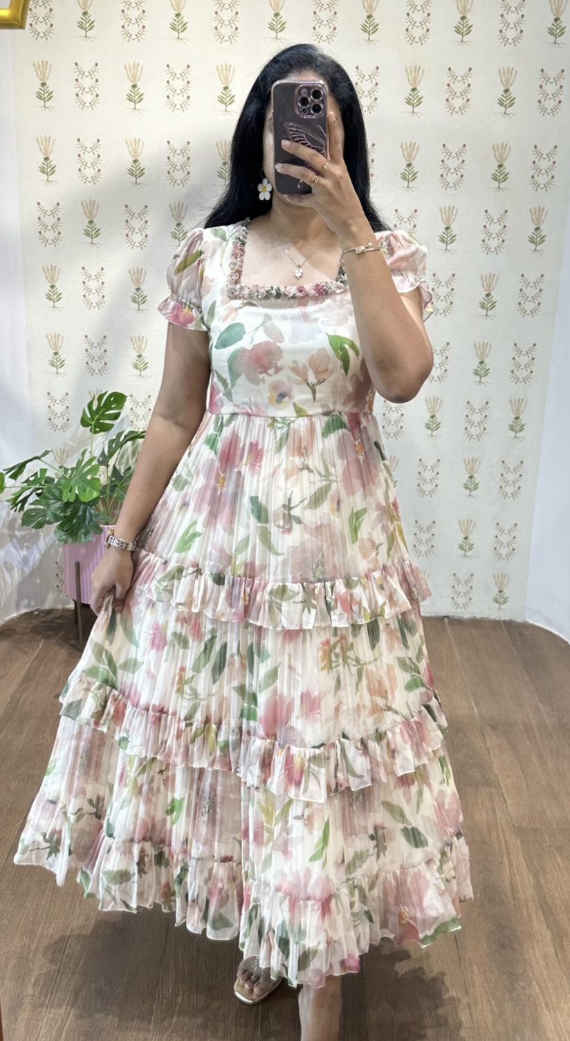 Georgette Maxi Dress 🌸