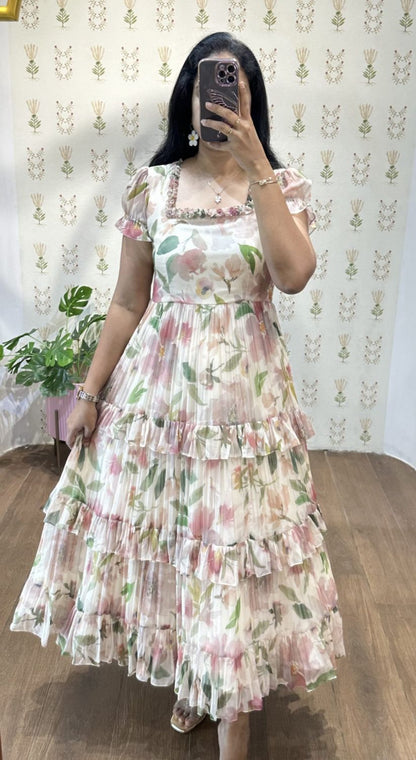 Georgette Maxi Dress 🌸