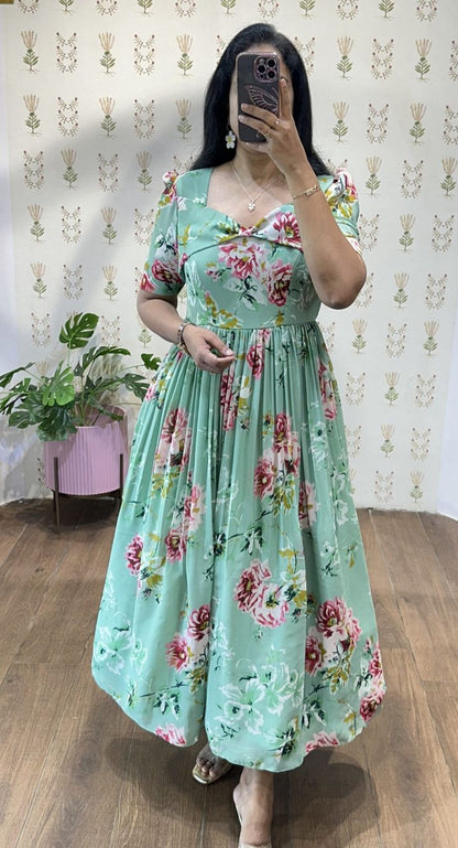 Georgette Maxi Dress 🌸