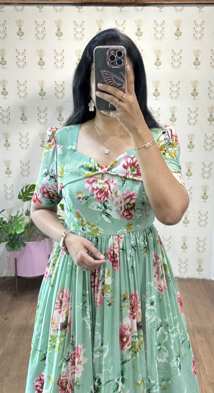 Georgette Maxi Dress 🌸