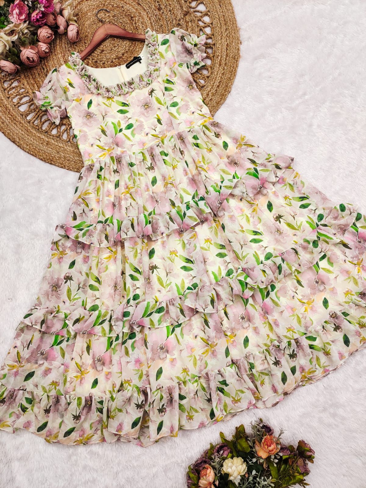 Georgette Maxi Dress 🌸