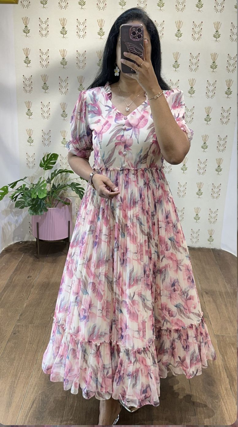 Georgette Maxi Dress 🌸