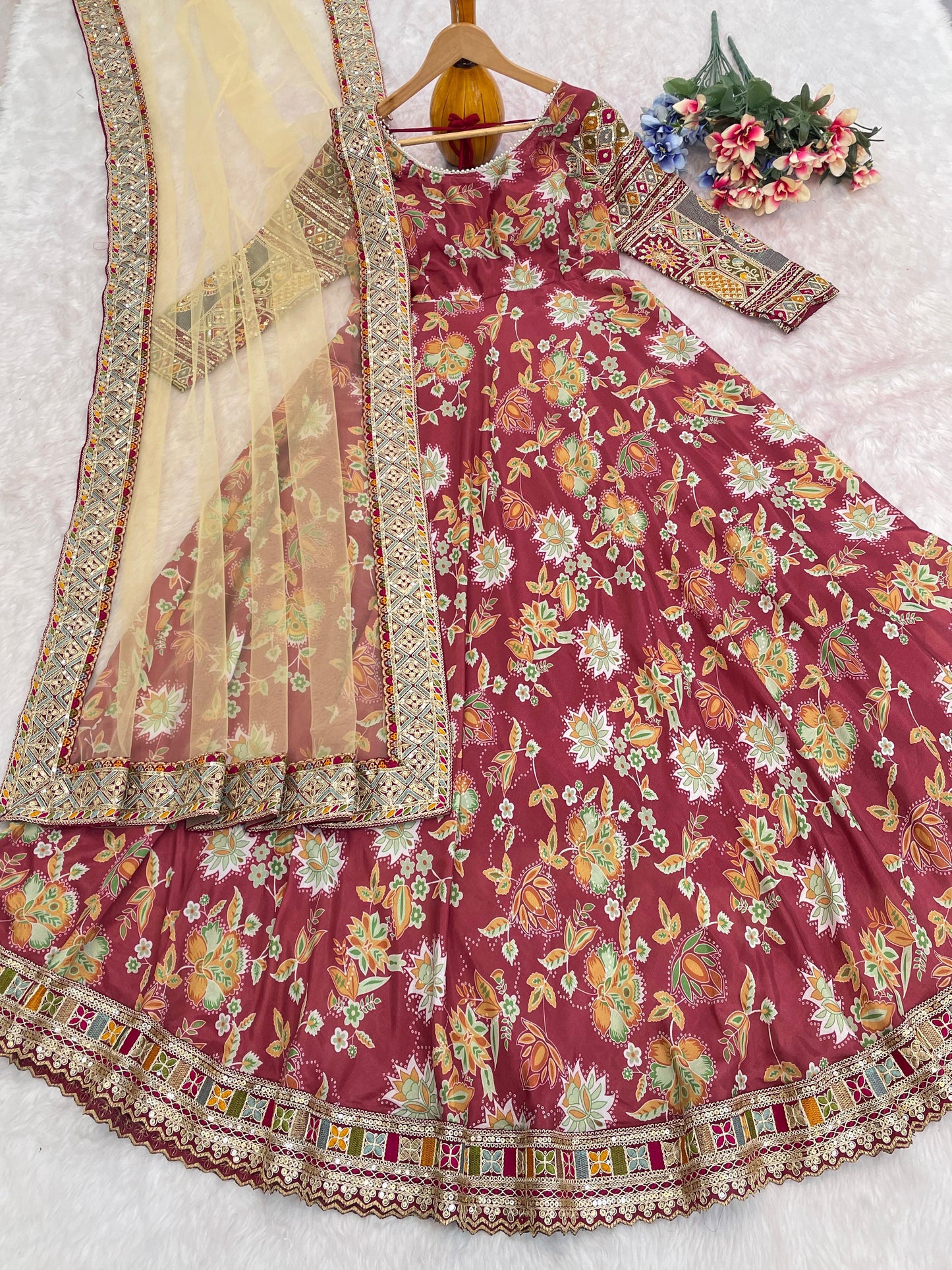 Anarkali Gown Set