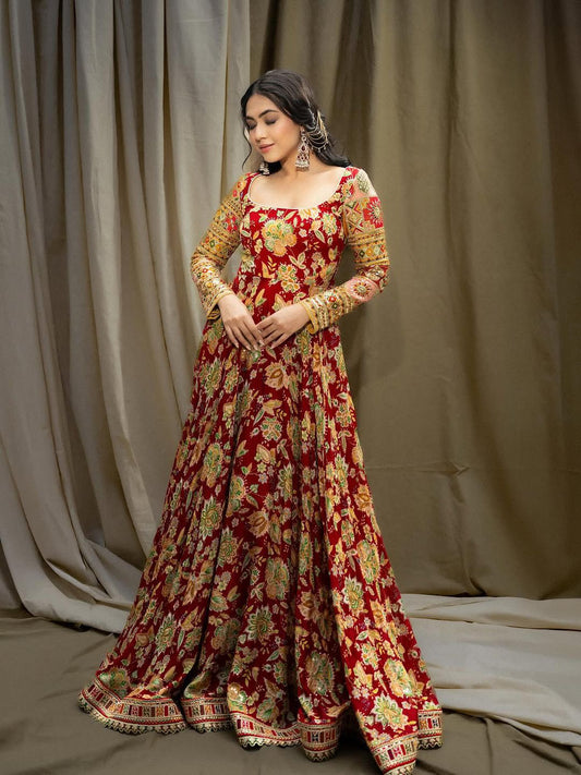 Anarkali Gown Set