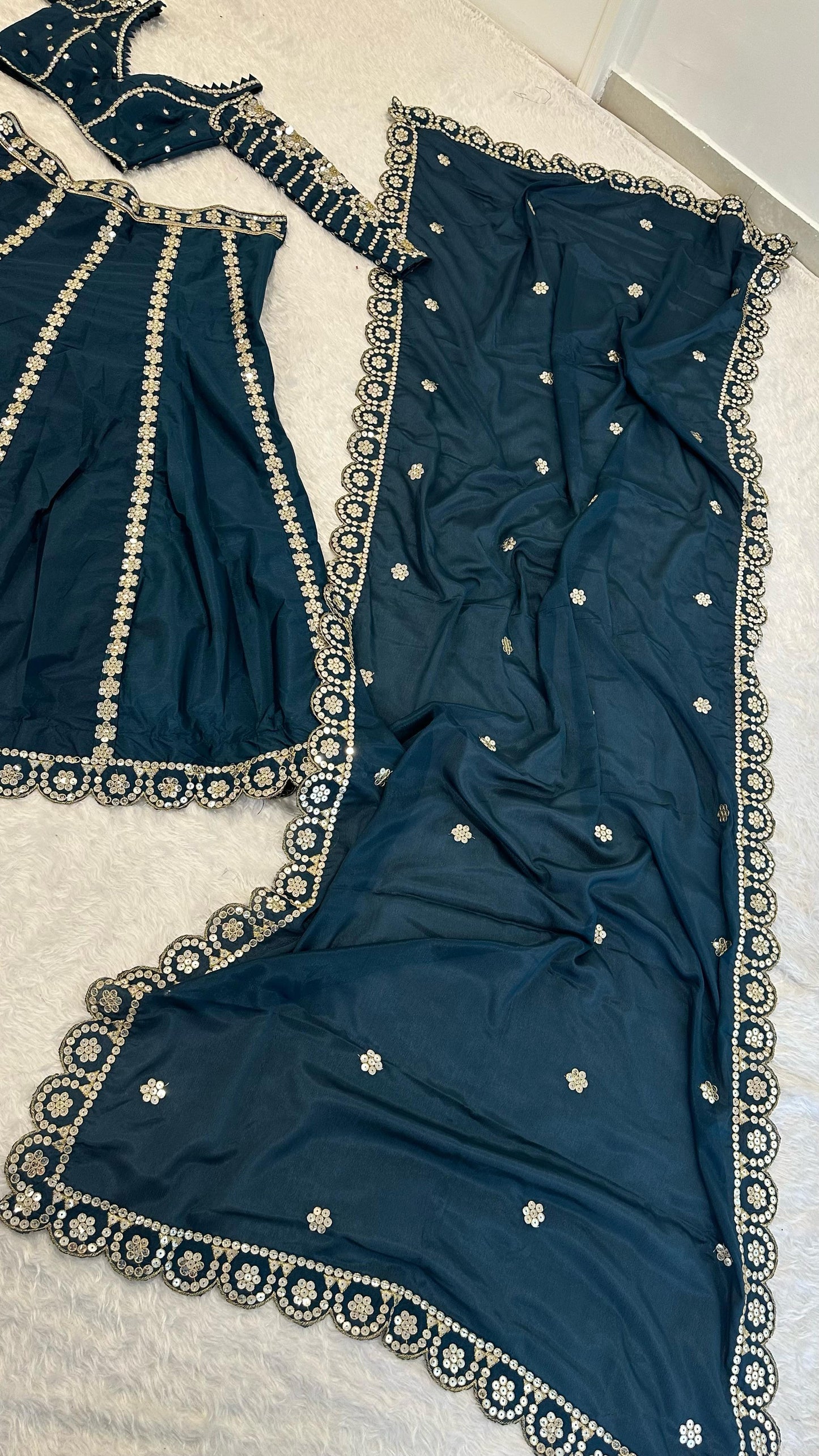 Malai Silk Lehenga