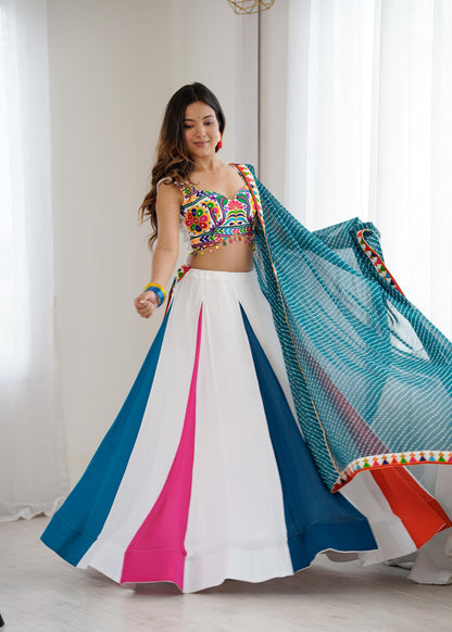Elegant Rayon Lehenga Set