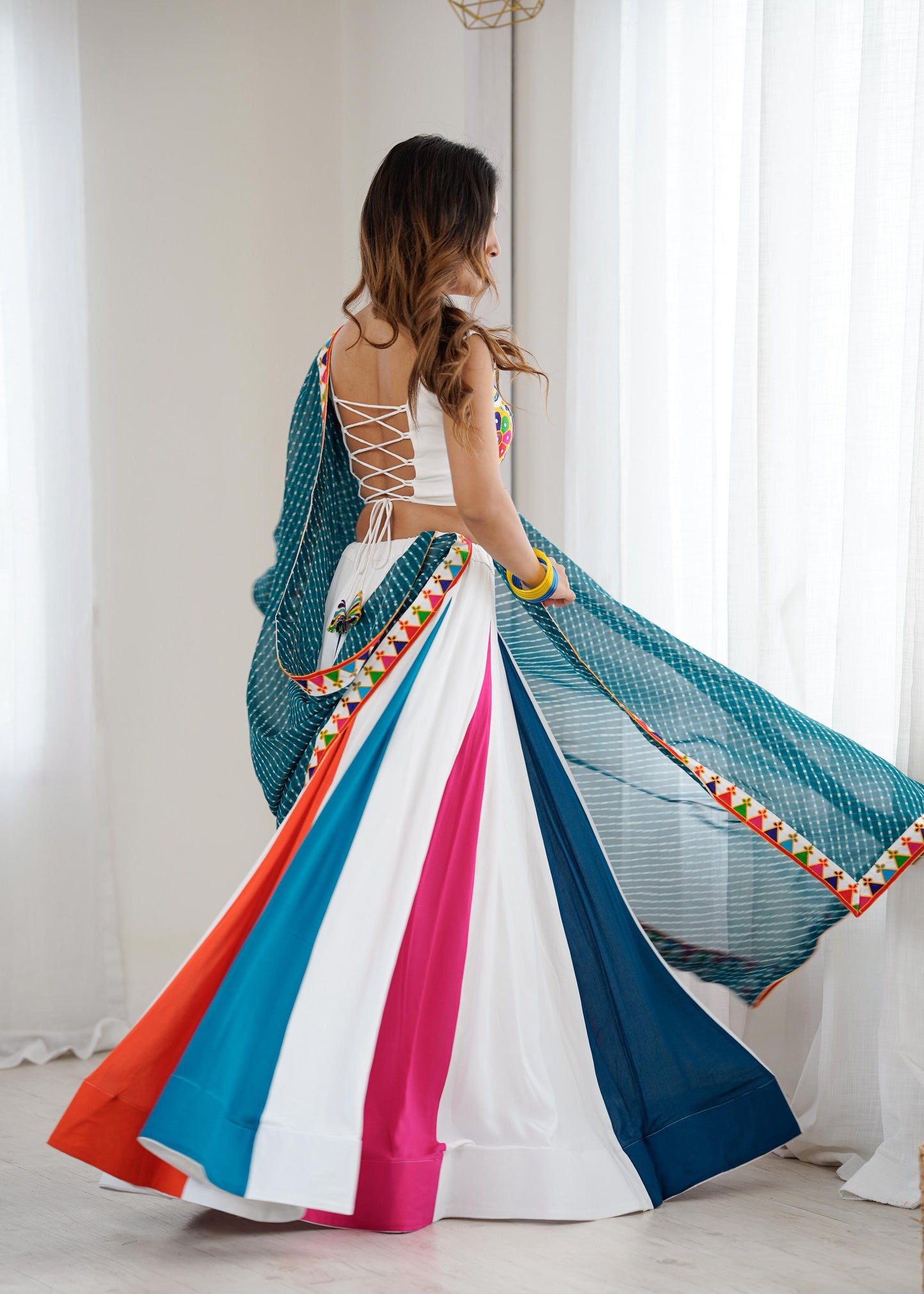 Elegant Rayon Lehenga Set