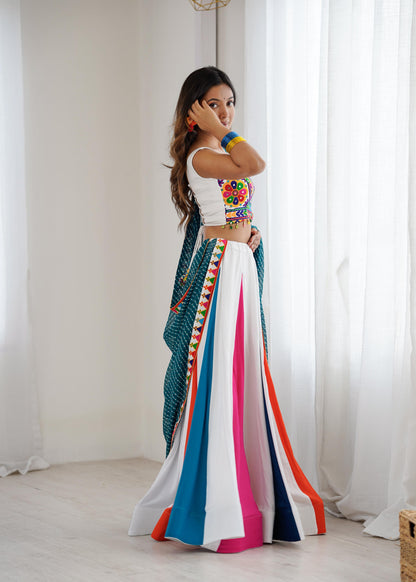 Elegant Rayon Lehenga Set