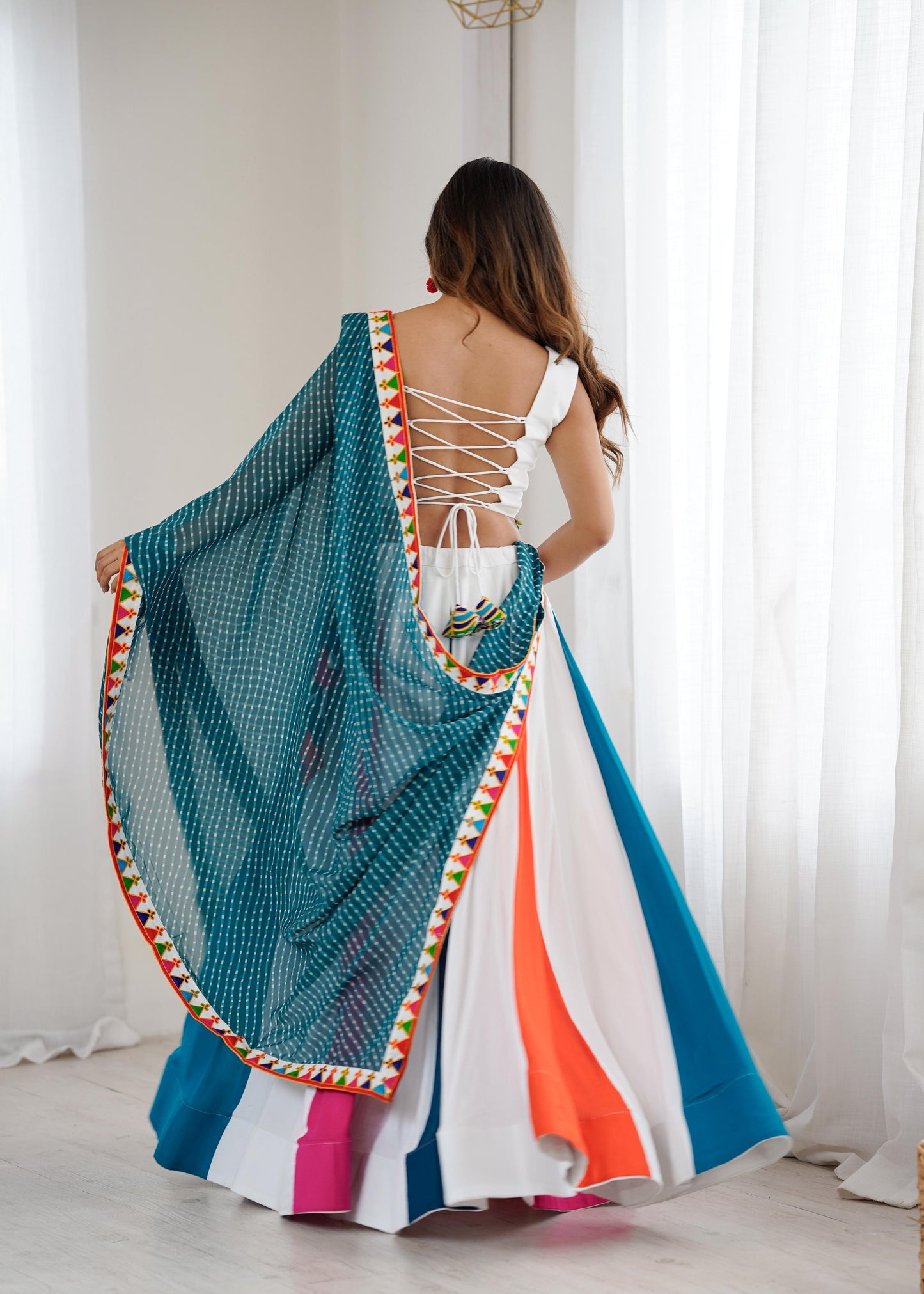 Elegant Rayon Lehenga Set