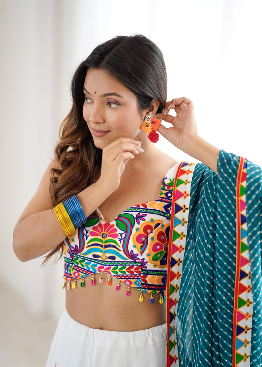 Elegant Rayon Lehenga Set