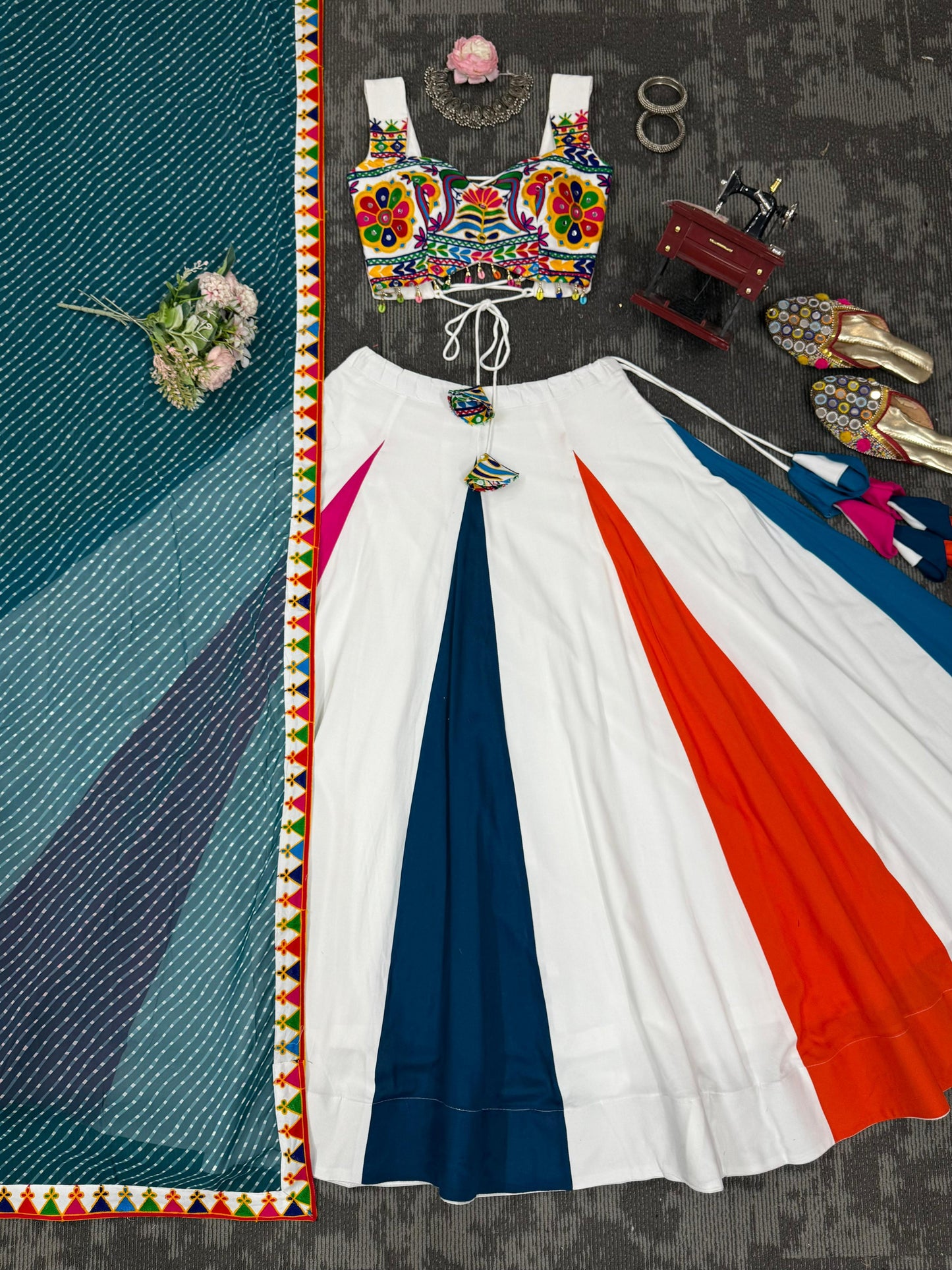 Elegant Rayon Lehenga Set