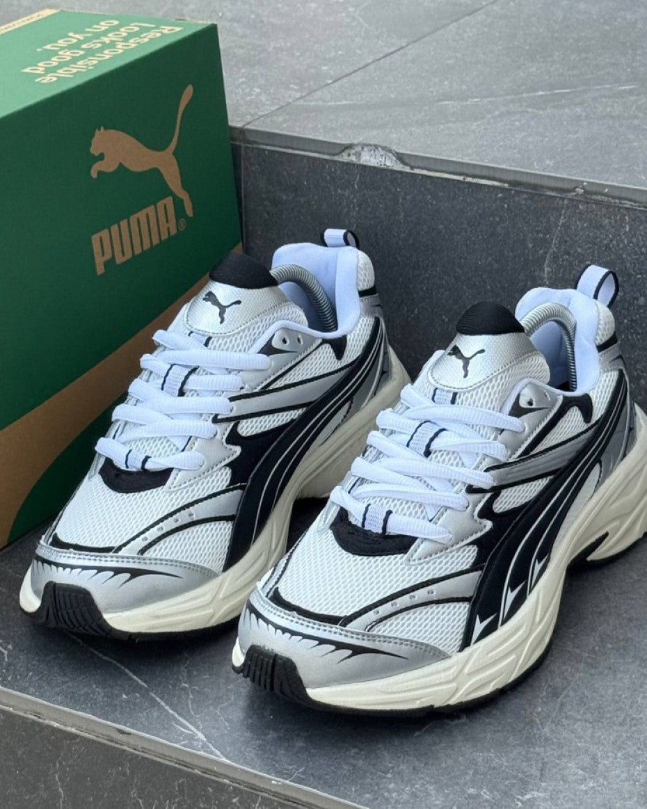 Puma Morphic Retro Black White