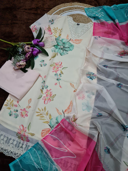 Nylon Taby Kurti Set