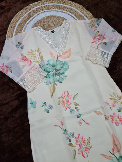 Nylon Taby Kurti Set
