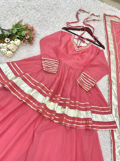 Elegant Tabby Organza Sharara Set
