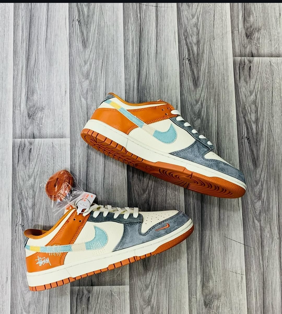 Nike SB Dunk Stussy "Grey Orange"