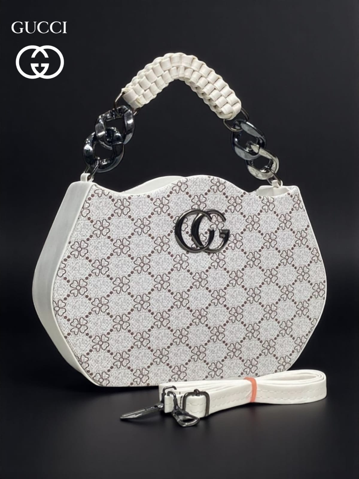 Imported Double Chain Lady Crossbody Sling
