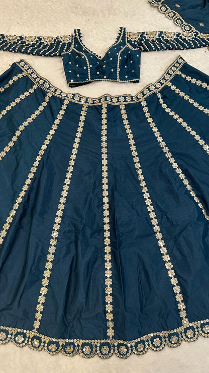 Malai Silk Lehenga