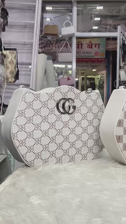 Imported Double Chain Lady Crossbody Sling